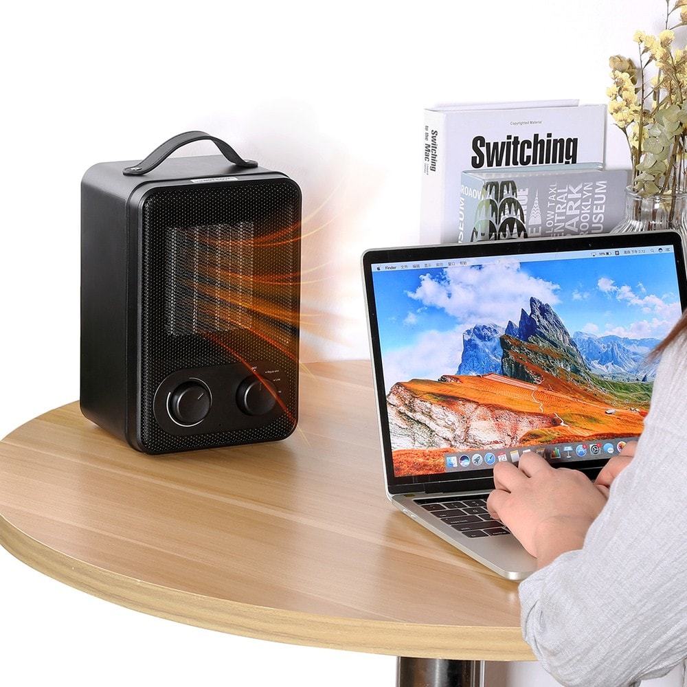 Sancusto DH-QN03 1800W Auto-Oscillation Overheating Protection Carrying Handle Perfect Home Bedroom Office Space Heater - Twilight Black Sancusto DH-QN03 1800W Auto-Oscillation Overheating Protection Carrying Handle Perfect Home Bedroom Office Space Heater - Twilight Black