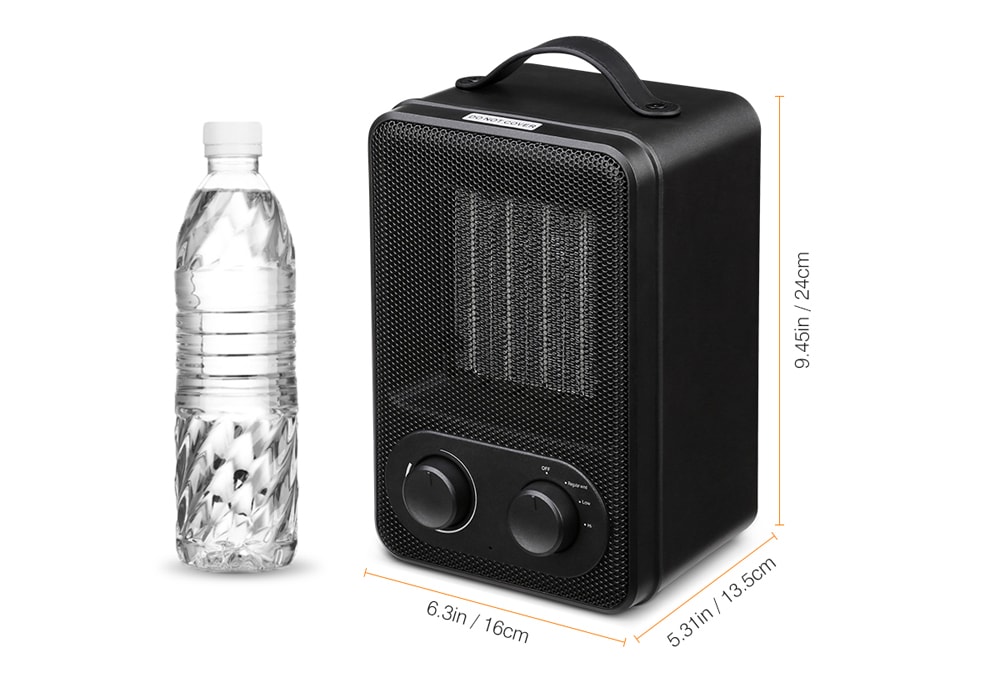 Sancusto DH-QN03 1800W Auto-Oscillation Overheating Protection Carrying Handle Perfect Home Bedroom Office Space Heater - Twilight Black Sancusto DH-QN03 1800W Auto-Oscillation Overheating Protection Carrying Handle Perfect Home Bedroom Office Space Heater - Twilight Black