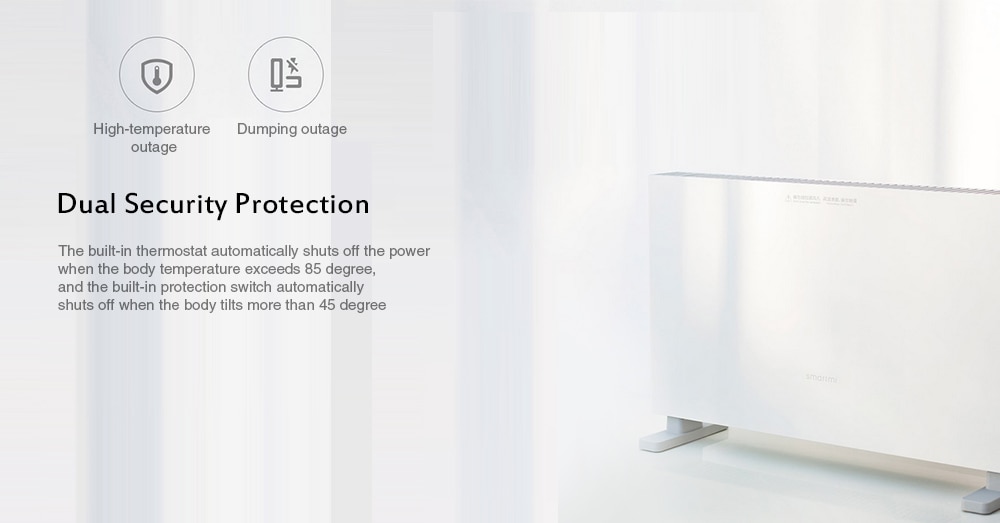 Smartmi Electric Heater Convection Heating Home Appliance- White Smartmi Electric Heater Convection Heating Home Appliance- White