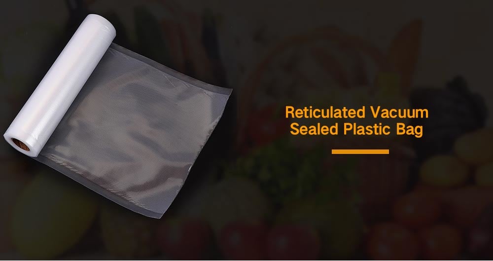 Vacuum Machine Special Grain Packaging Bag Food Preservation Bag Reticulated Vacuum Roll Bacon Sausage Sealed Plastic Bag- 17 cm (width) * 5 m (full length) * 16 silk Vacuum Machine Special Grain Packaging Bag Food Preservation Bag Reticulated Vacuum Roll Bacon Sausage Sealed Plastic Bag- 17 cm (width) * 5 m (full length) * 16 silk