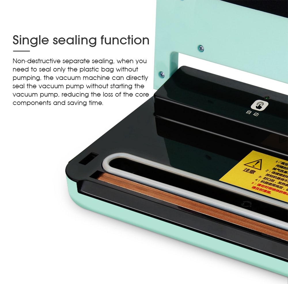 Small Household Vacuum Compression Packaging Machine Food Preservation Commercial Laminating Tool- Light Slate Small Household Vacuum Compression Packaging Machine Food Preservation Commercial Laminating Tool- Light Slate