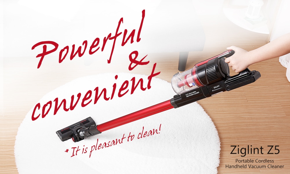 Ziglint Z5 Cordless Handheld Vacuum Cleaner- Red EU Ziglint Z5 Cordless Handheld Vacuum Cleaner- Red EU