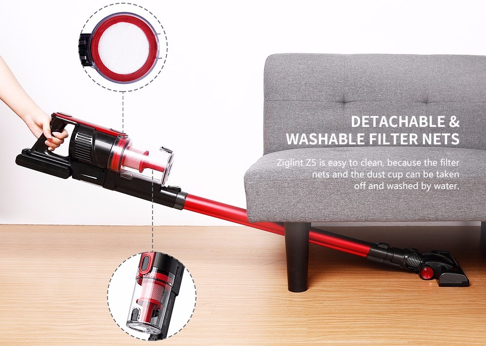 Ziglint Z5 Cordless Handheld Vacuum Cleaner- Red EU Ziglint Z5 Cordless Handheld Vacuum Cleaner- Red EU