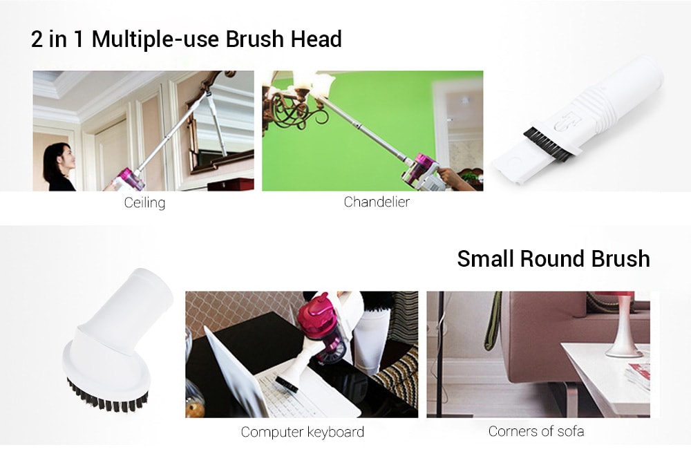 ZEK ZC1018 Cordless Rechargeable Handheld High-power Vacuum Cleaner- Mauve EU Plug ZEK ZC1018 Cordless Rechargeable Handheld High-power Vacuum Cleaner- Mauve EU Plug