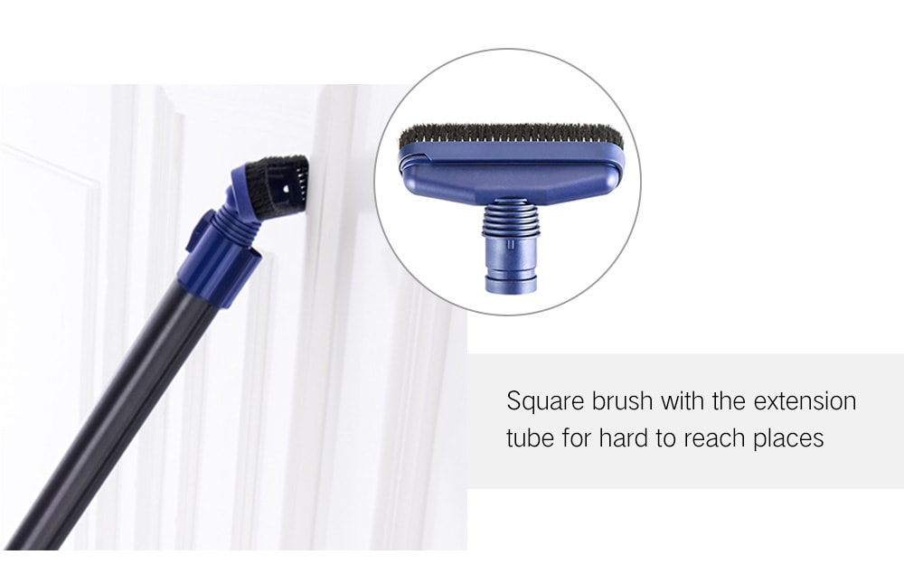 PUPPYOO WP536 Wireless Handheld Stick Vacuum Cleaner - Blue PUPPYOO WP536 Wireless Handheld Stick Vacuum Cleaner - Blue