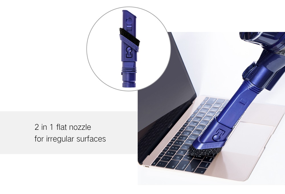 PUPPYOO WP536 Wireless Handheld Stick Vacuum Cleaner - Blue PUPPYOO WP536 Wireless Handheld Stick Vacuum Cleaner - Blue