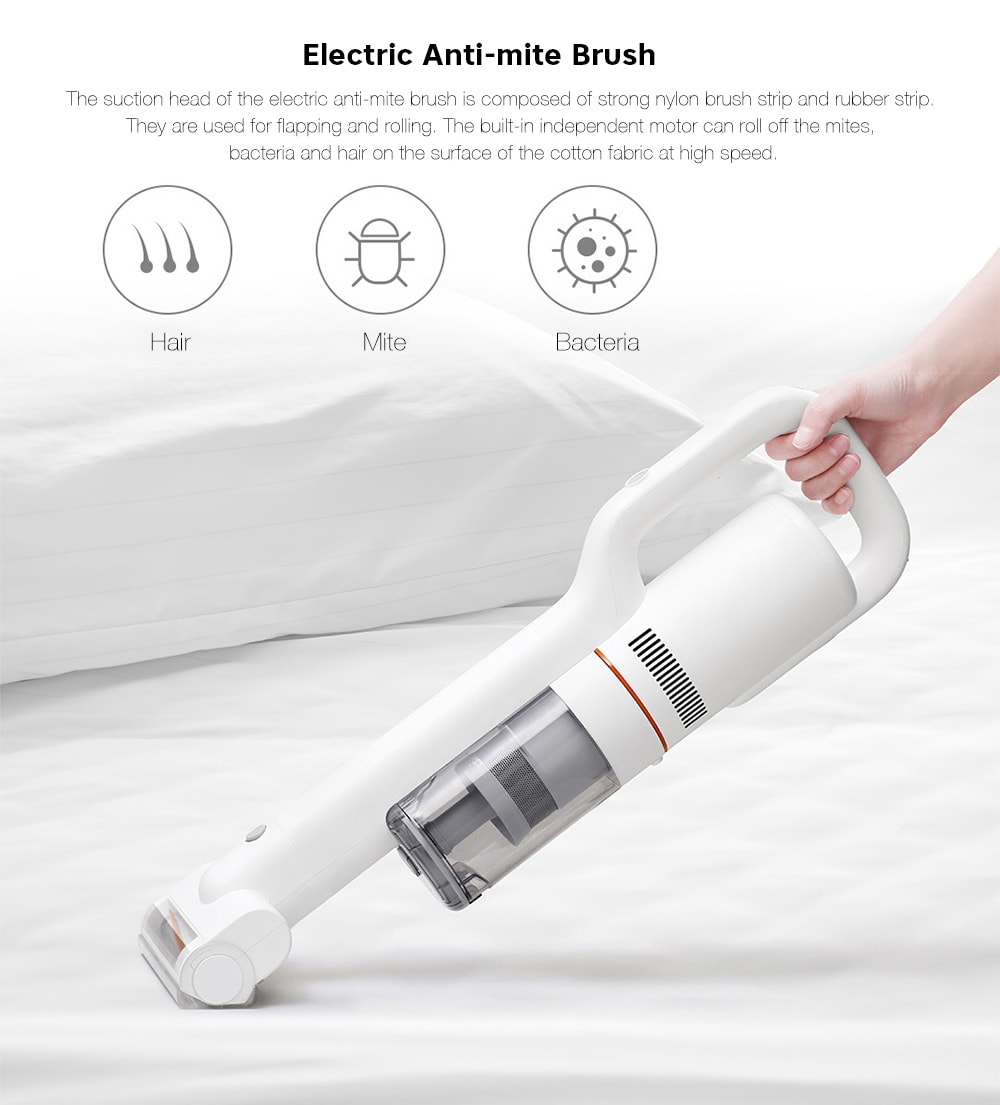 ROIDMI XCQ03RM Portable Handheld Strong Suction Vacuum Cleaner- White EU Plug ROIDMI XCQ03RM Portable Handheld Strong Suction Vacuum Cleaner- White EU Plug
