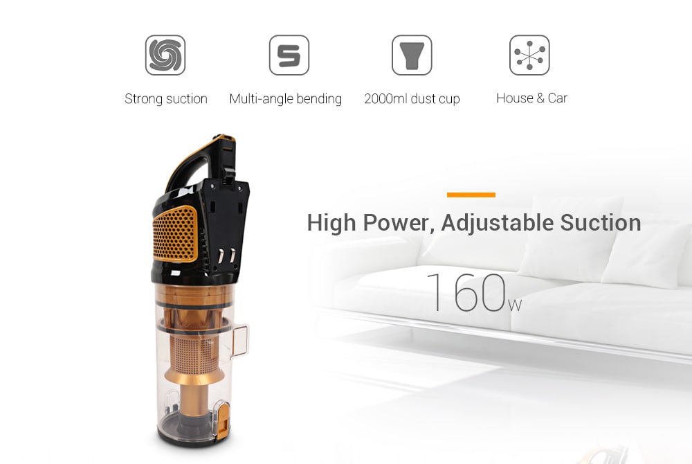 ZEK Cordless Rechargeable Handheld High-power Carpet Vacuum Cleaner- Orange EU Plug ZEK Cordless Rechargeable Handheld High-power Carpet Vacuum Cleaner- Orange EU Plug