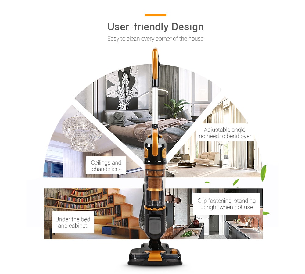 ZEK Cordless Rechargeable Handheld High-power Carpet Vacuum Cleaner- Orange EU Plug ZEK Cordless Rechargeable Handheld High-power Carpet Vacuum Cleaner- Orange EU Plug
