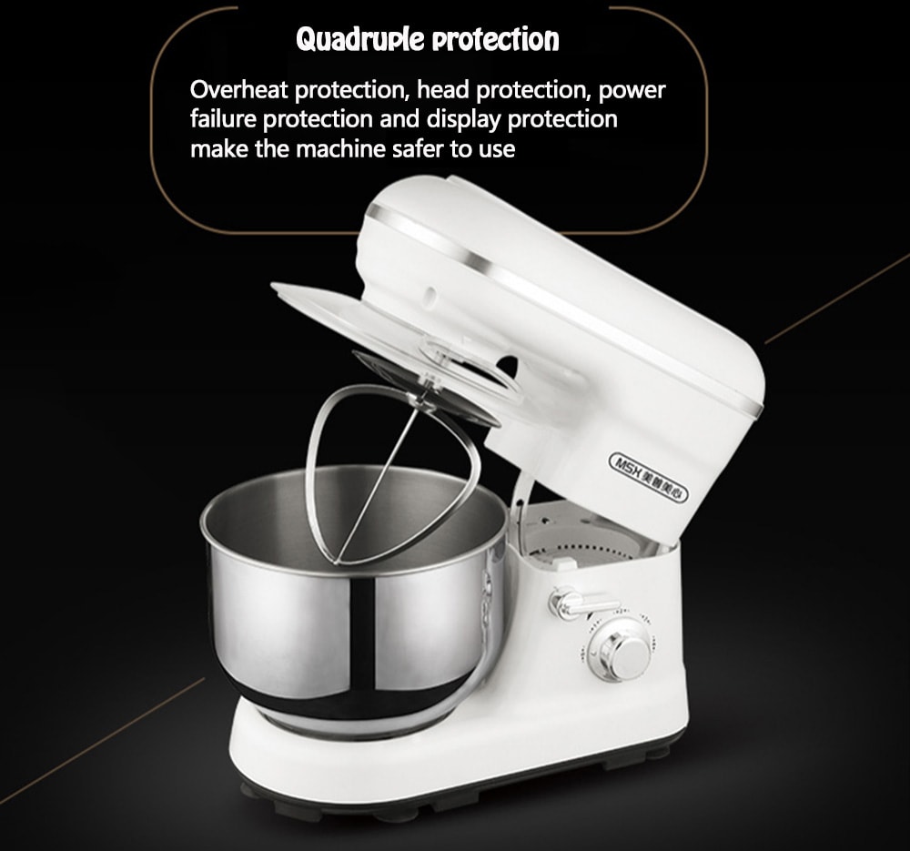 YB - 108 Commercial Electric Kneading Machine- White YB - 108 Commercial Electric Kneading Machine- White