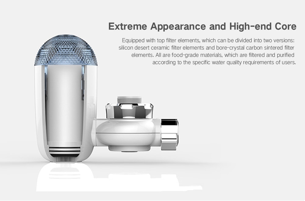 Water Purifier Household Faucet Filter Kitchen Drinking Fountain- Silver Water Purifier Household Faucet Filter Kitchen Drinking Fountain- Silver
