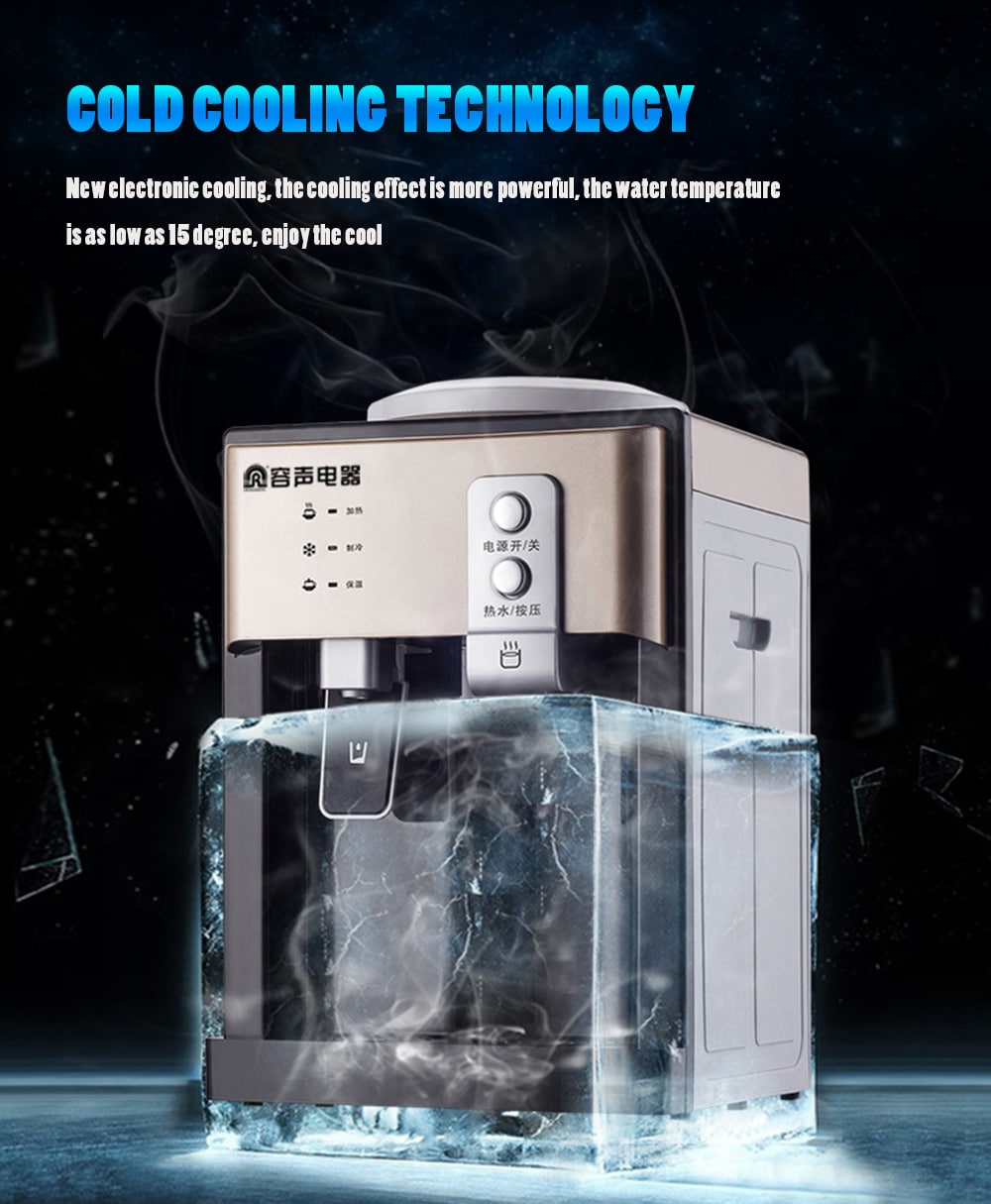 Water Dispenser Ice Hot Desktop Refrigeration Home Dormitory Mini Small Energy-saving Glass Warm Machine- Night Water Dispenser Ice Hot Desktop Refrigeration Home Dormitory Mini Small Energy-saving Glass Warm Machine- Night