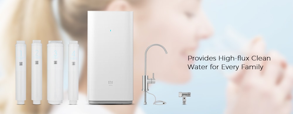 Original Xiaomi Mi Water Purifier Watering Filters Support RO Purification Technology- White Original Xiaomi Mi Water Purifier Watering Filters Support RO Purification Technology- White