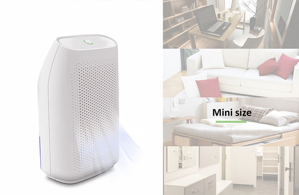 T8 700ml Small Semiconductor Dehumidifier Household Moisture-proof Electronic Intelligent Dehumidifier- Milk White T8 700ml Small Semiconductor Dehumidifier Household Moisture-proof Electronic Intelligent Dehumidifier- Milk White