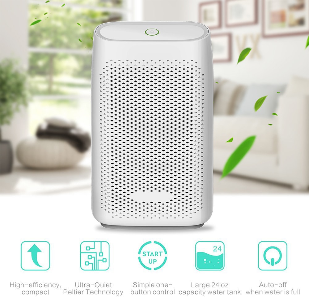 T8 700ml Small Semiconductor Dehumidifier Household Moisture-proof Electronic Intelligent Dehumidifier- Milk White T8 700ml Small Semiconductor Dehumidifier Household Moisture-proof Electronic Intelligent Dehumidifier- Milk White