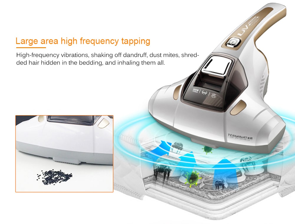 Pooda P9 Mites Removal Machine- White Pooda P9 Mites Removal Machine- White