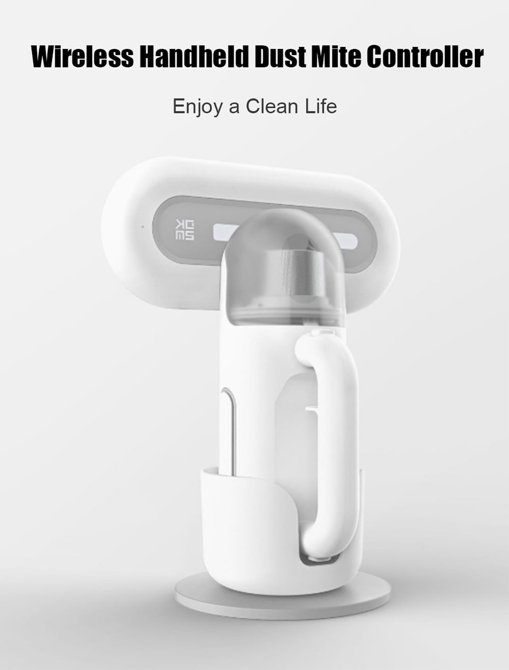 SWDK Wireless Handheld Dust Mite Controller Vacuum Cleaner- White SWDK Wireless Handheld Dust Mite Controller Vacuum Cleaner- White