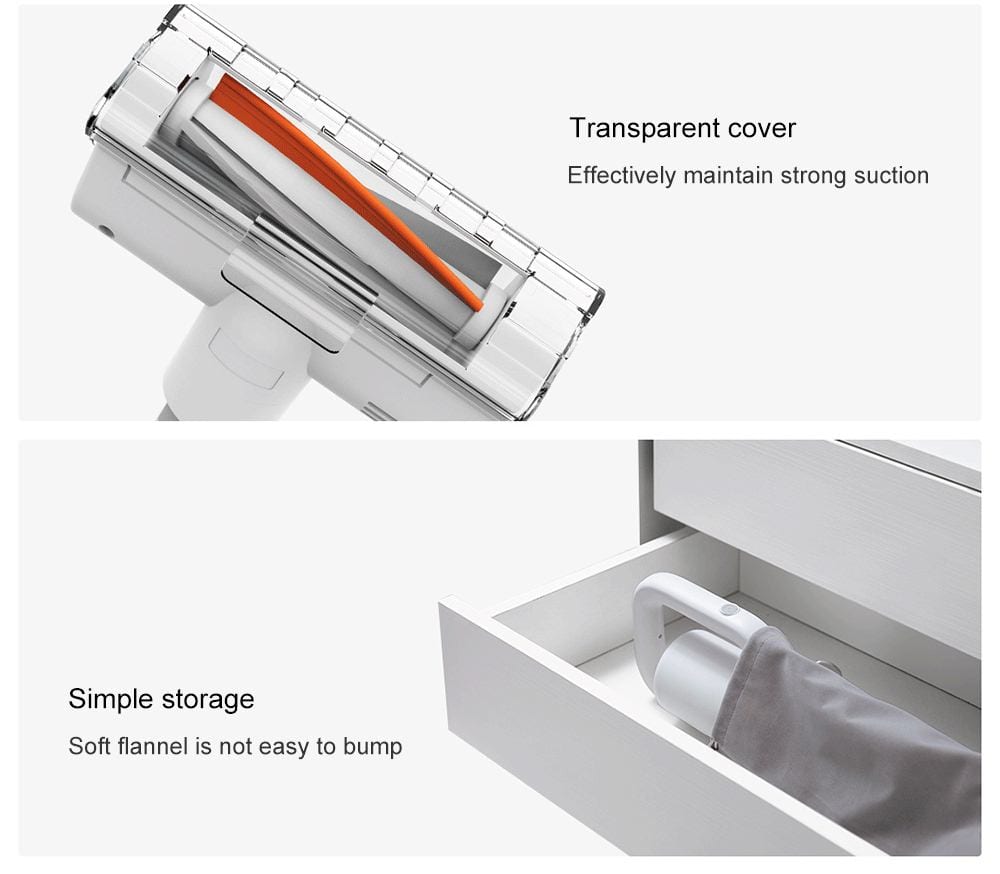 ROIDMI M8 Wireless Mites Vacuum Cleaner Xiaomi Ecosysterm Product- White ROIDMI M8 Wireless Mites Vacuum Cleaner Xiaomi Ecosysterm Product- White