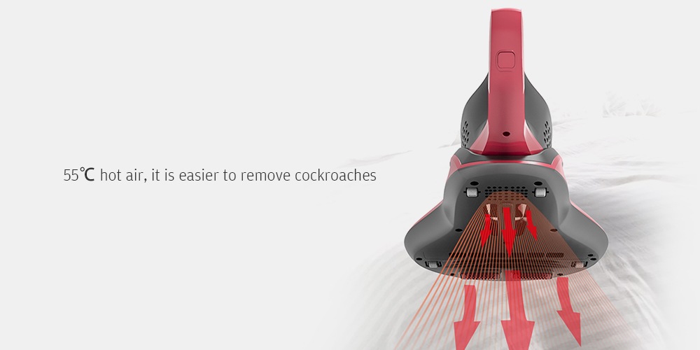 Pooda X20 Multifunctional Practical Dust Mite Cleaner- Cherry Red EU Plug Pooda X20 Multifunctional Practical Dust Mite Cleaner- Cherry Red EU Plug