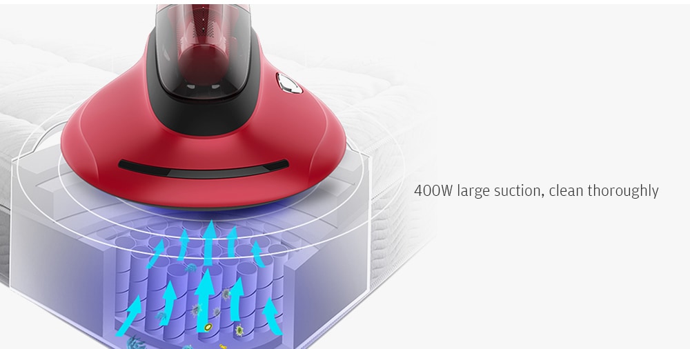 Pooda X20 Multifunctional Practical Dust Mite Cleaner- Cherry Red EU Plug Pooda X20 Multifunctional Practical Dust Mite Cleaner- Cherry Red EU Plug