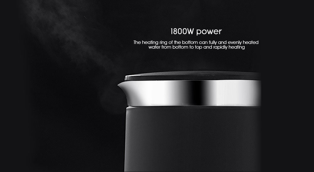 VIOMI V - SK152B Intelligent Thermostat Anti-scalding Household 304 Stainless Steel Electric Kettle from Xiaomi youpin- Night VIOMI V - SK152B Intelligent Thermostat Anti-scalding Household 304 Stainless Steel Electric Kettle from Xiaomi youpin- Night