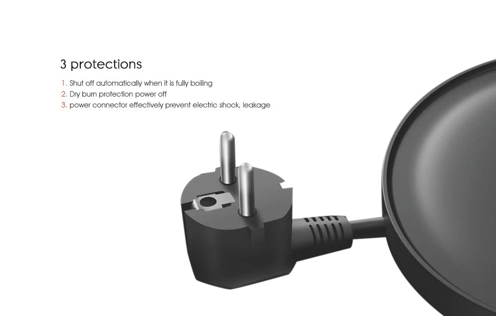 VIOMI V - SK152B Intelligent Thermostat Anti-scalding Household 304 Stainless Steel Electric Kettle from Xiaomi youpin- Night VIOMI V - SK152B Intelligent Thermostat Anti-scalding Household 304 Stainless Steel Electric Kettle from Xiaomi youpin- Night