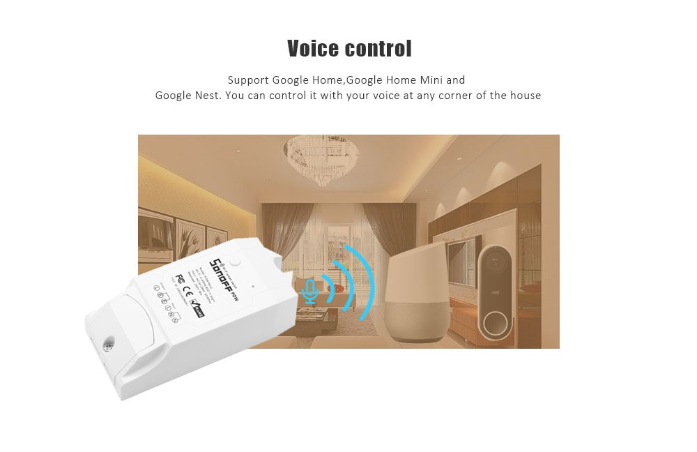 Sonoff Pow R2 WiFi Intelligent Remote Power Monitor Electricity Statistics Current Metering Switch Modification Part- White Sonoff Pow R2 WiFi Intelligent Remote Power Monitor Electricity Statistics Current Metering Switch Modification Part- White