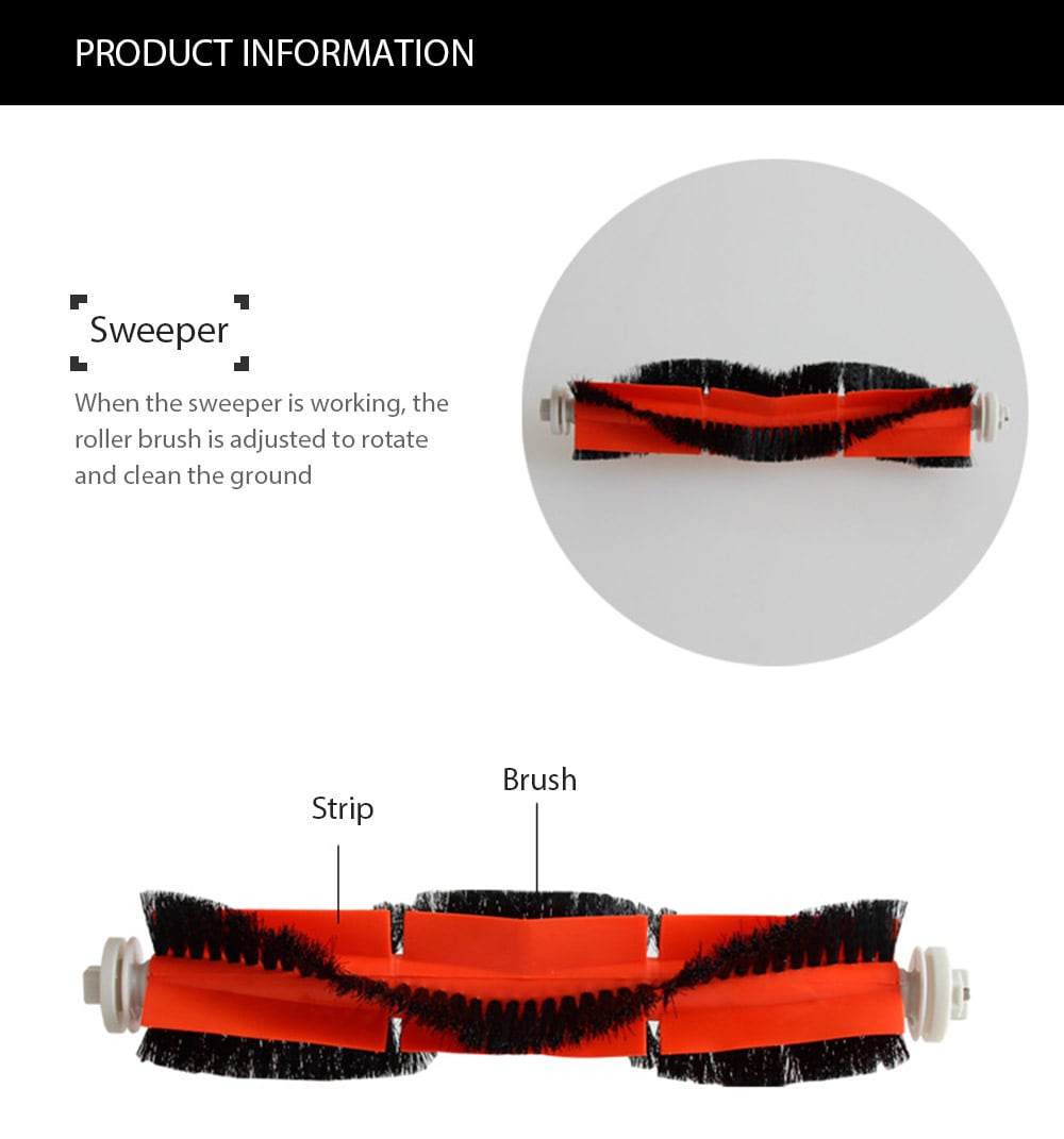 Side Brush Accessories Set Suitable for Xiaomi Sweeping Robot- Multi-A 1 set Side Brush Accessories Set Suitable for Xiaomi Sweeping Robot- Multi-A 1 set