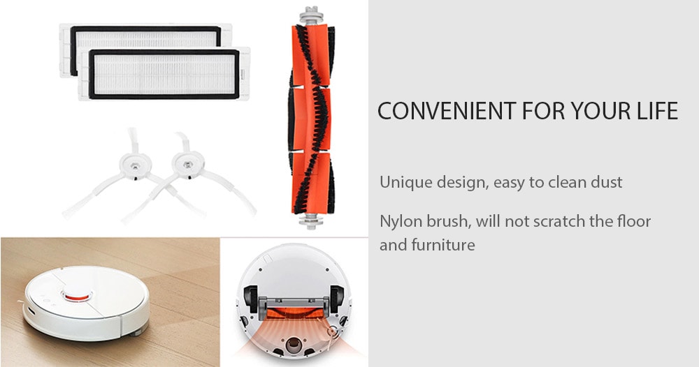 Side Brush Accessories Set Suitable for Xiaomi Sweeping Robot- Multi-A 1 set Side Brush Accessories Set Suitable for Xiaomi Sweeping Robot- Multi-A 1 set