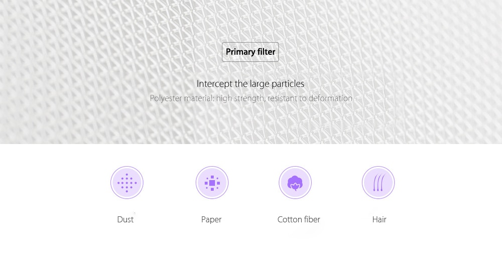 Original Filter Antibacterial Version for Xiaomi Air Purifier- Purple Original Filter Antibacterial Version for Xiaomi Air Purifier- Purple