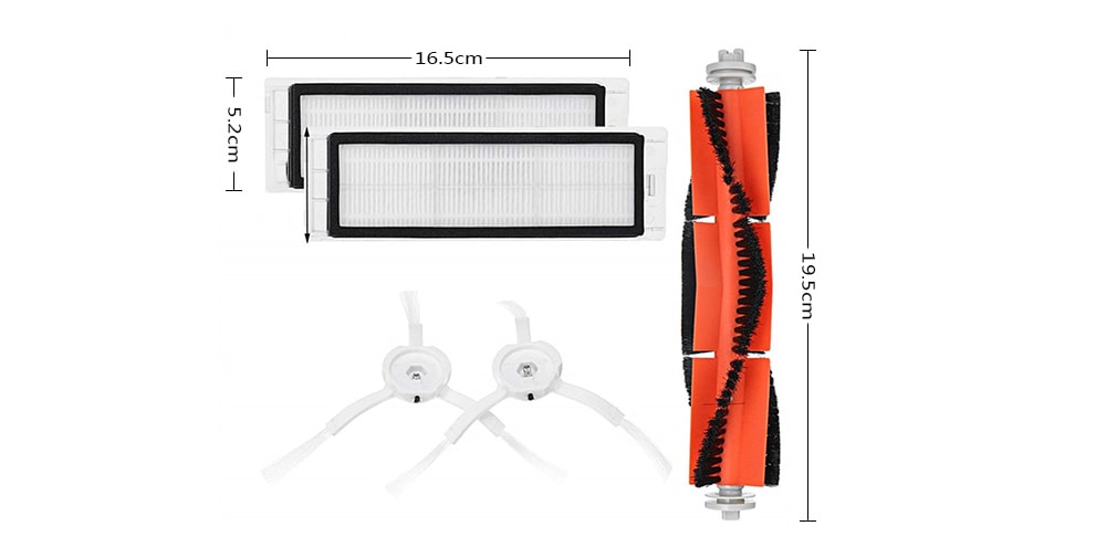 Cleaning Brush Set for Xiaomi Robotic Vacuum Cleaner- Multi Cleaning Brush Set for Xiaomi Robotic Vacuum Cleaner- Multi