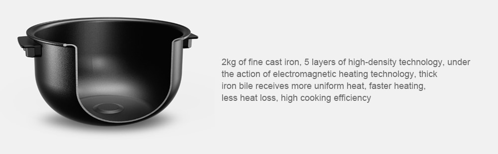 VIOMI VXFB40B - IH Intelligent Multifunctional Rice Cooker from Xiaomi youpin- Carbon Gray VIOMI VXFB40B - IH Intelligent Multifunctional Rice Cooker from Xiaomi youpin- Carbon Gray
