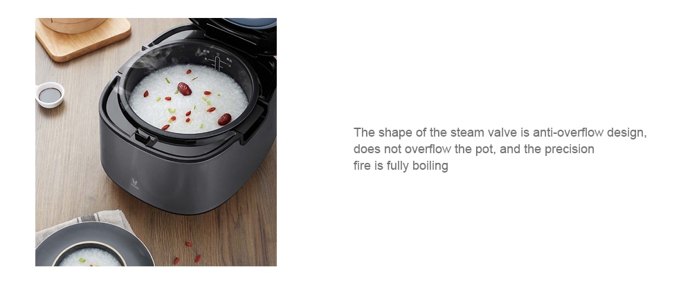 VIOMI VXFB40B - IH Intelligent Multifunctional Rice Cooker from Xiaomi youpin- Carbon Gray VIOMI VXFB40B - IH Intelligent Multifunctional Rice Cooker from Xiaomi youpin- Carbon Gray