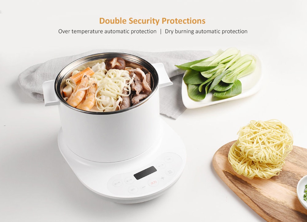 QCOOKER CR - DR01 Multifunction Adjustable Firepower Electric Food Warmer from Xiaomi Youpin- White QCOOKER CR - DR01 Multifunction Adjustable Firepower Electric Food Warmer from Xiaomi Youpin- White