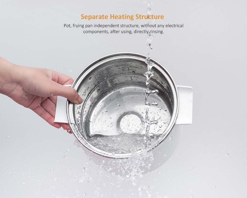 QCOOKER CR - DR01 Multifunction Adjustable Firepower Electric Food Warmer from Xiaomi Youpin- White QCOOKER CR - DR01 Multifunction Adjustable Firepower Electric Food Warmer from Xiaomi Youpin- White