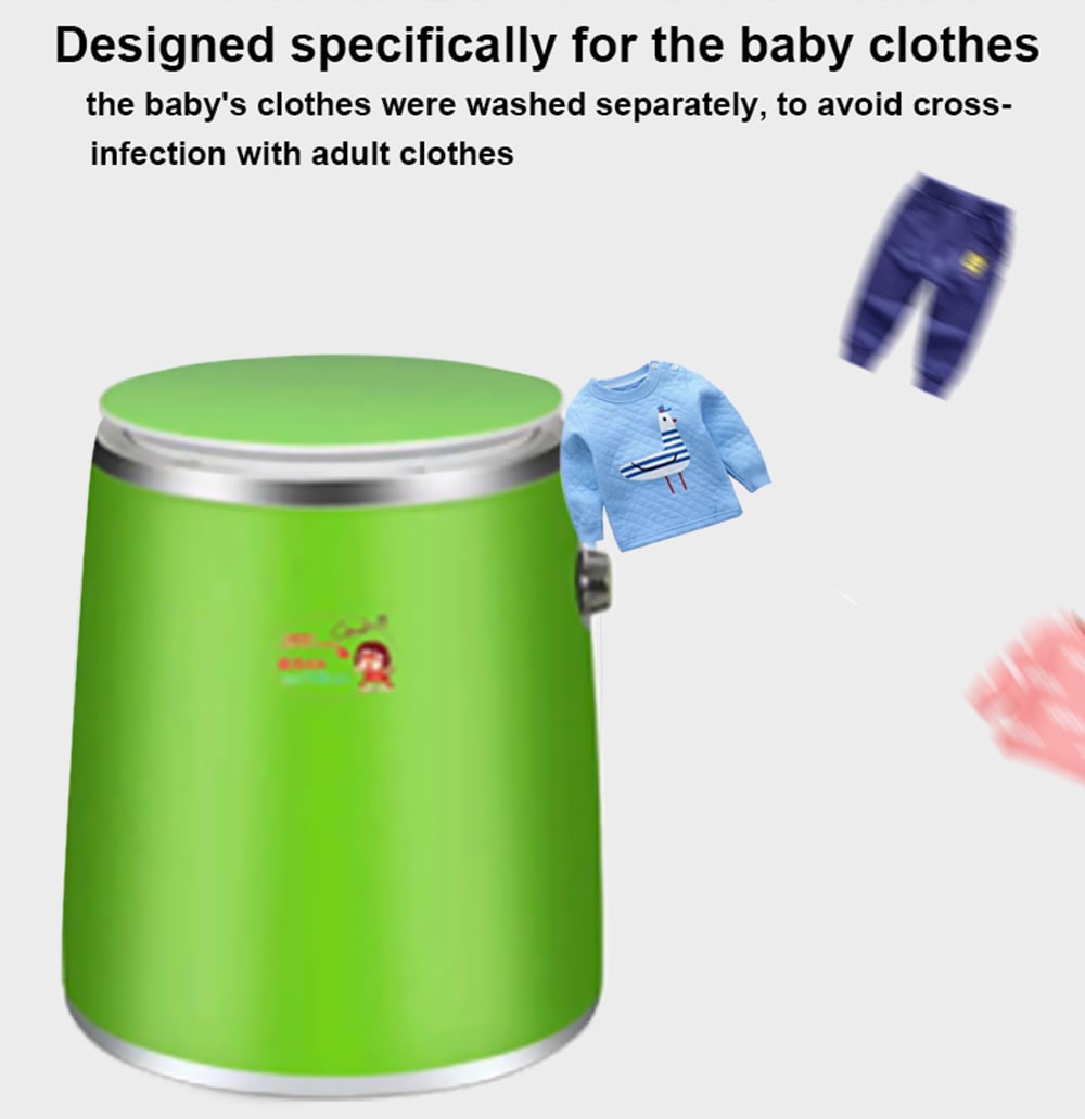 XPB38 - 8 Children Mini Smart Washing Drying Machine for Home Use 220V- Pink Cupcake XPB38 - 8 Children Mini Smart Washing Drying Machine for Home Use 220V- Pink Cupcake