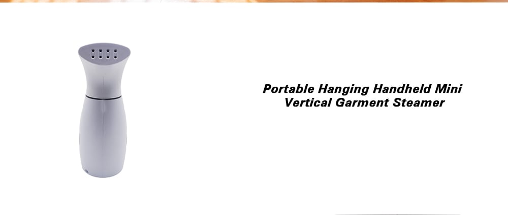 Portable Hanging Handheld Mini Vertical Garment Steamer- White Portable Hanging Handheld Mini Vertical Garment Steamer- White