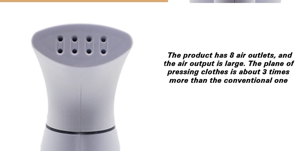 Portable Hanging Handheld Mini Vertical Garment Steamer- White Portable Hanging Handheld Mini Vertical Garment Steamer- White