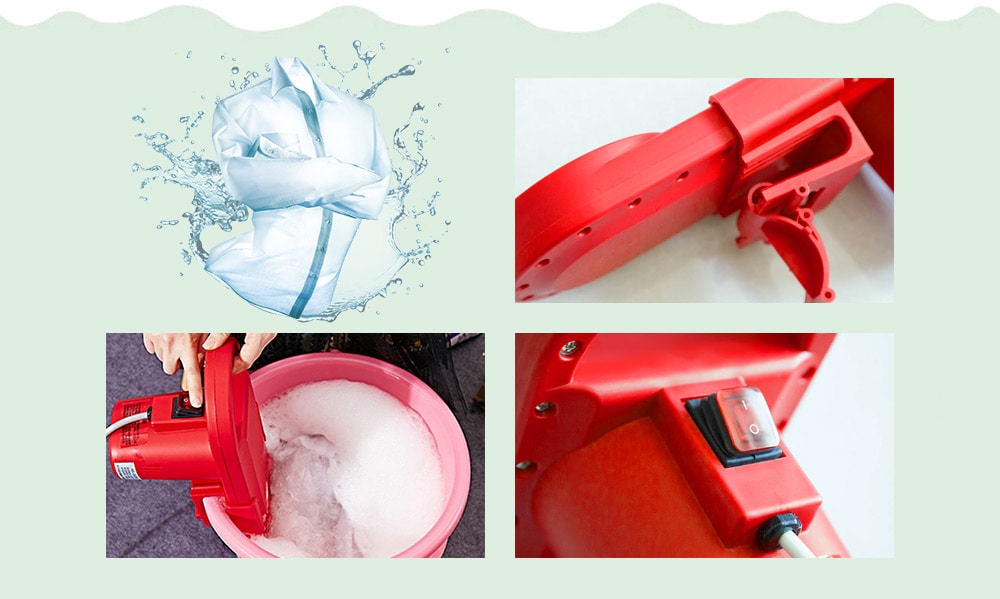 Small Portable Washing Machine Cloth Washer- Love Red US Plug Small Portable Washing Machine Cloth Washer- Love Red US Plug