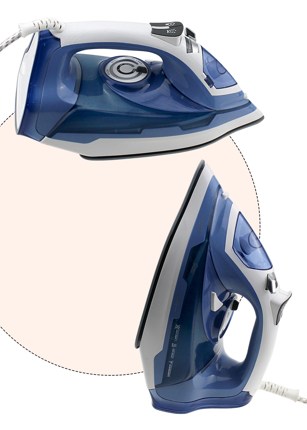 Soarin Ceramic Electric Iron Handheld Household Steam Flatiron- Cornflower Blue EU Plug Soarin Ceramic Electric Iron Handheld Household Steam Flatiron- Cornflower Blue EU Plug