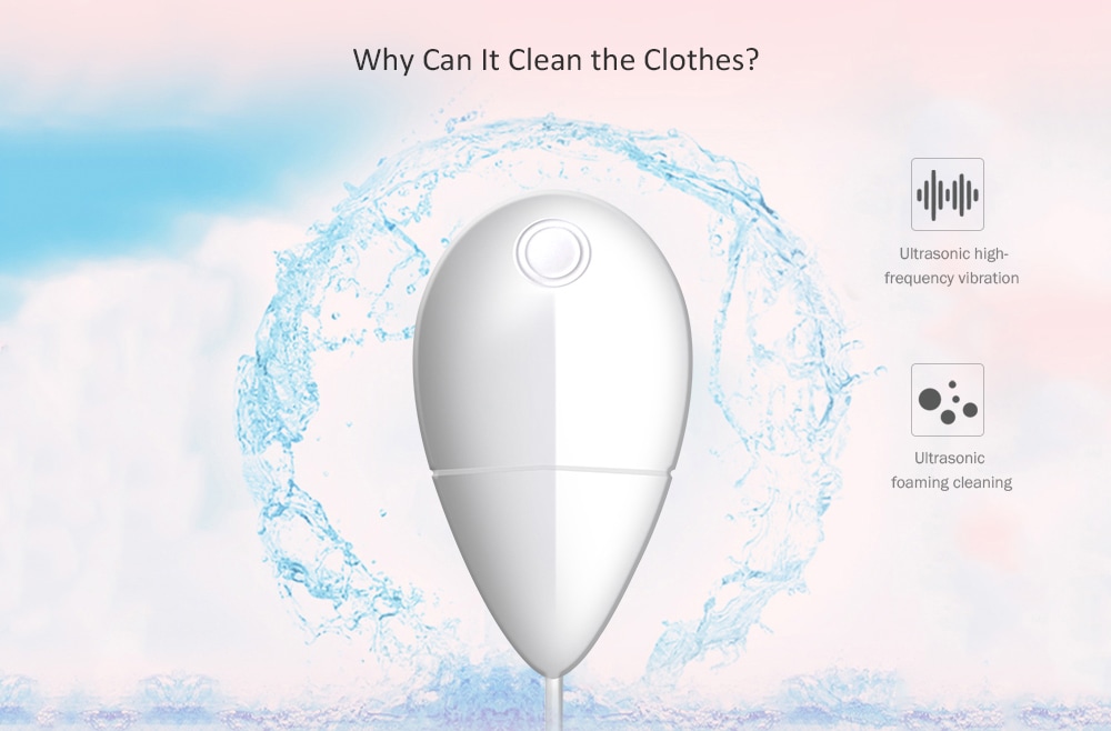 QP001 Ultrasonic Bubble Mini Washing Machine Fruit Cleaner- White QP001 Ultrasonic Bubble Mini Washing Machine Fruit Cleaner- White