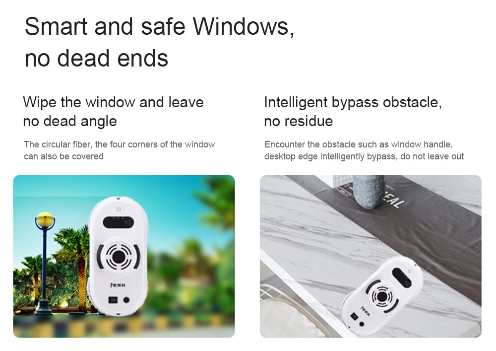 YLKB0150 Intelligent Glass Robot Electric Remote Window Cleaner - White YLKB0150 Intelligent Glass Robot Electric Remote Window Cleaner - White