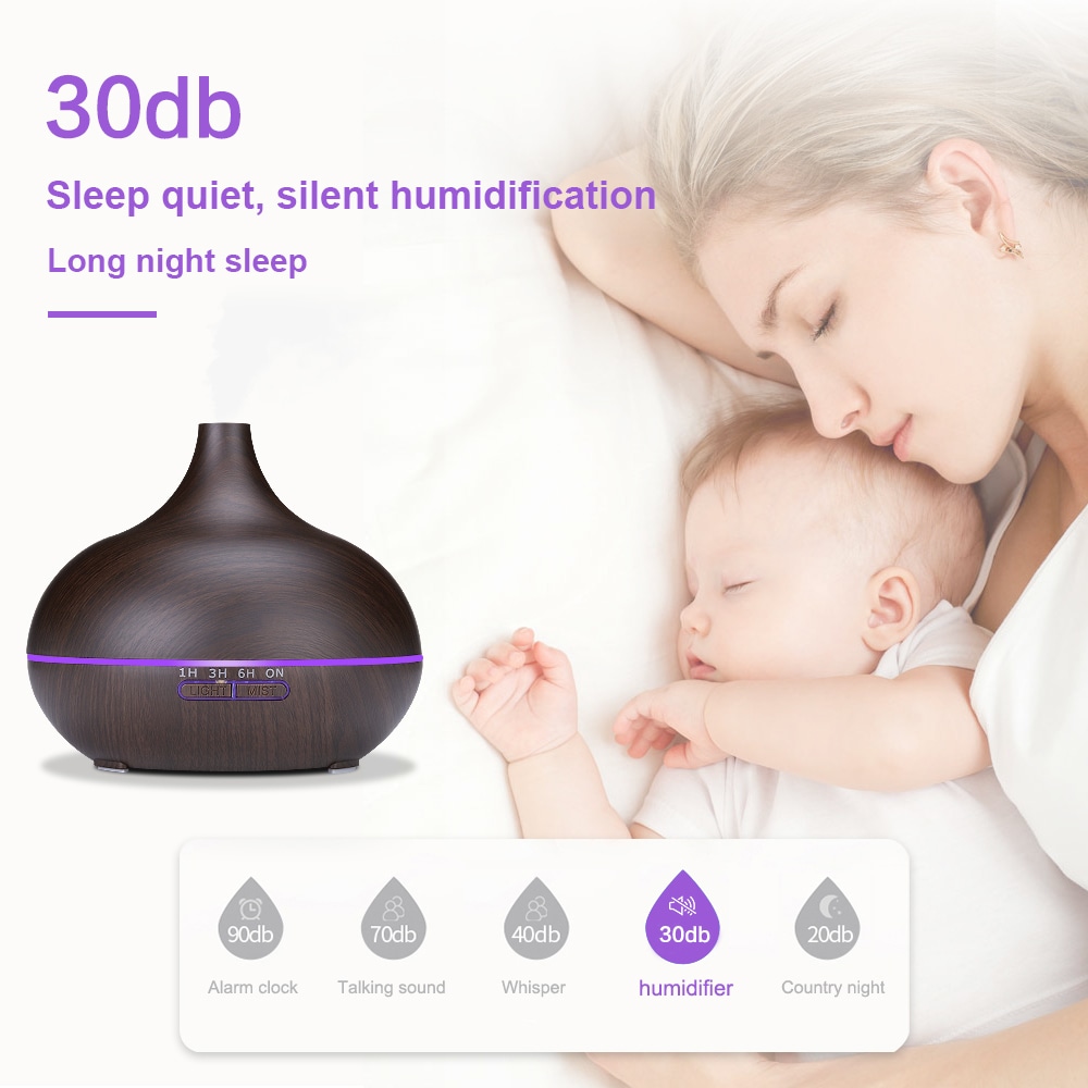 Remote Control Flowerpot Aroma Diffuser 550ML Essential Oil Diffuser Electric Ultrasonic Humidifier- Black Remote Control Flowerpot Aroma Diffuser 550ML Essential Oil Diffuser Electric Ultrasonic Humidifier- Black