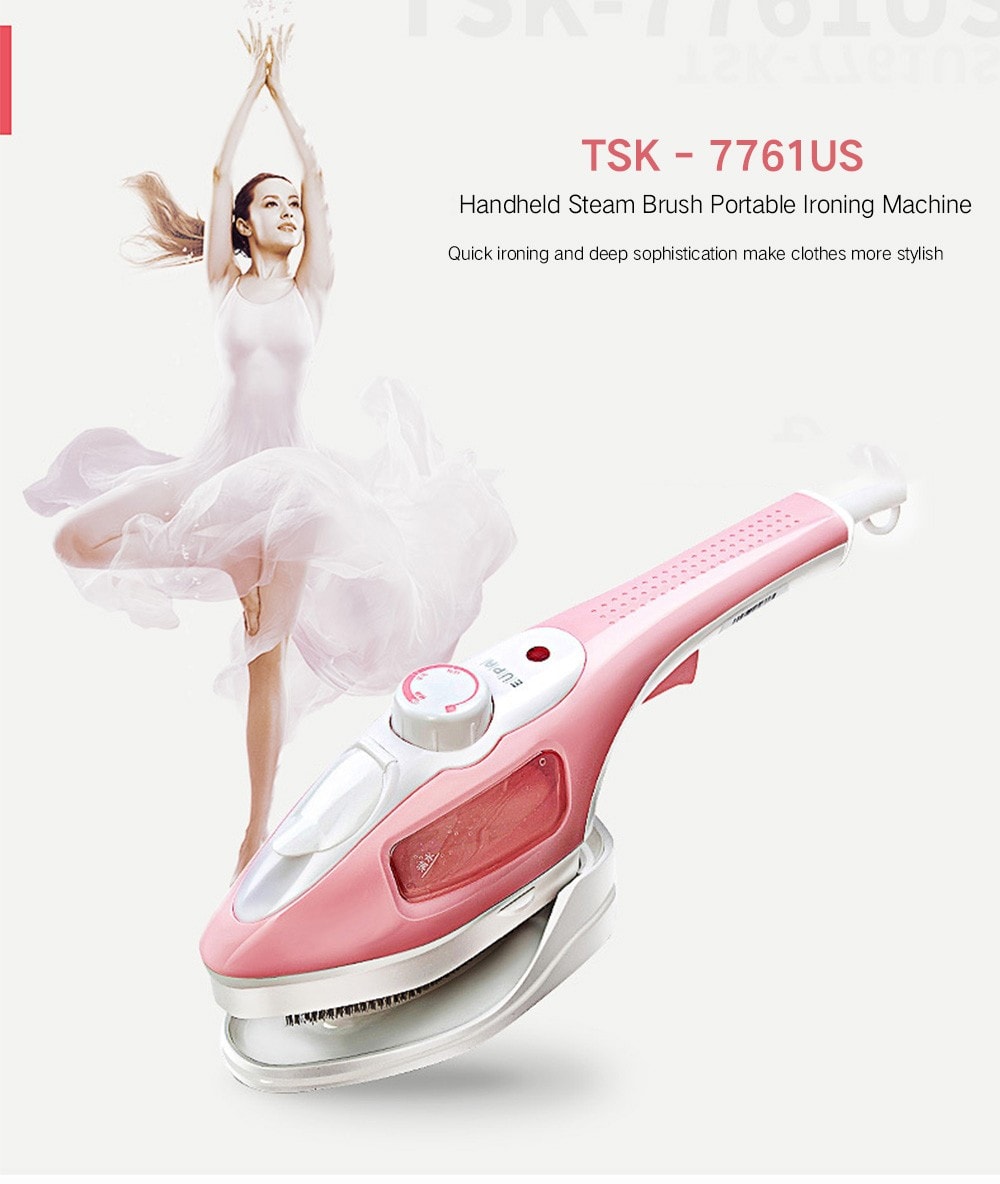TSK - 7761US Hand-held Hanging Portable Electric Steam Brush Ironing Clothes Machine- Cobalt Blue TSK - 7761US Hand-held Hanging Portable Electric Steam Brush Ironing Clothes Machine- Cobalt Blue