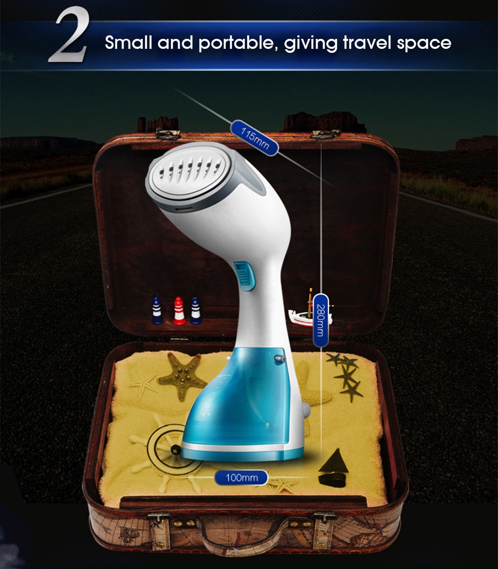 ZG - G3000 Handheld Mini Lightweight Electric Iron Portable Ironing Bucket- Crystal Blue Chinese Plug (3-pin) ZG - G3000 Handheld Mini Lightweight Electric Iron Portable Ironing Bucket- Crystal Blue Chinese Plug (3-pin)