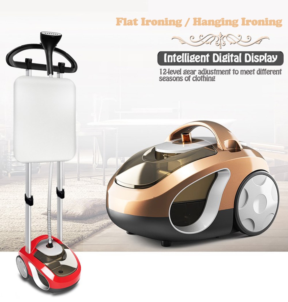 Steam Iron Clothes Double Pole Household Board 12-speed Intelligent Thermostat Handheld Vertical Hanging Machine- Bronze Steam Iron Clothes Double Pole Household Board 12-speed Intelligent Thermostat Handheld Vertical Hanging Machine- Bronze