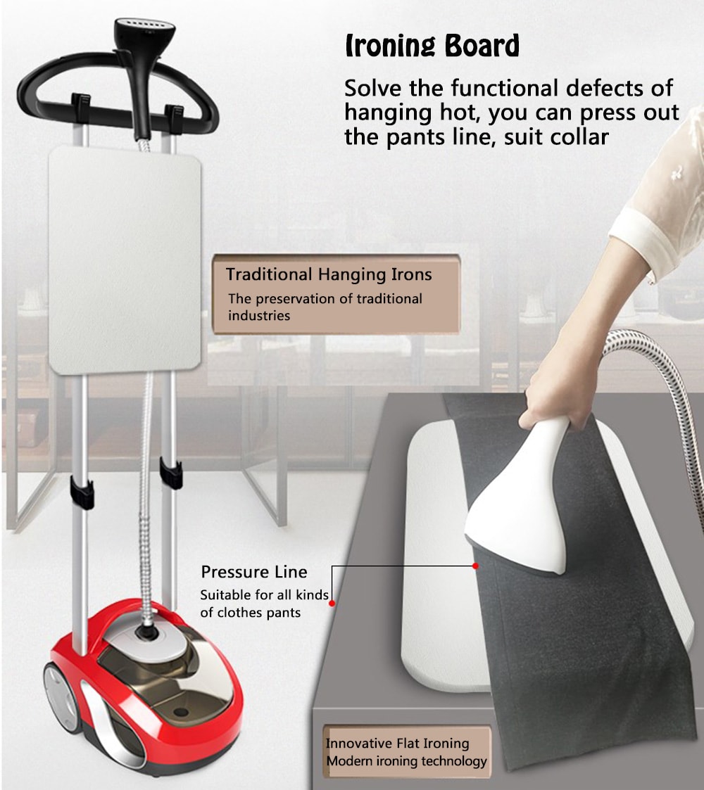 Steam Iron Clothes Double Pole Household Board 12-speed Intelligent Thermostat Handheld Vertical Hanging Machine- Bronze Steam Iron Clothes Double Pole Household Board 12-speed Intelligent Thermostat Handheld Vertical Hanging Machine- Bronze