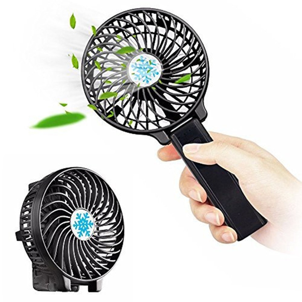 USB Small Fan Snowflake Mini Handheld Small Fan- Light Blue USB Small Fan Snowflake Mini Handheld Small Fan- Light Blue