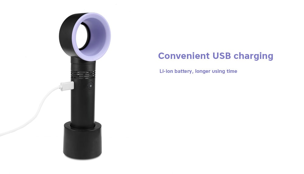 Summer Mini Air Conditioning Personal Hand-held Cooler Fan- Light Aquamarine Summer Mini Air Conditioning Personal Hand-held Cooler Fan- Light Aquamarine