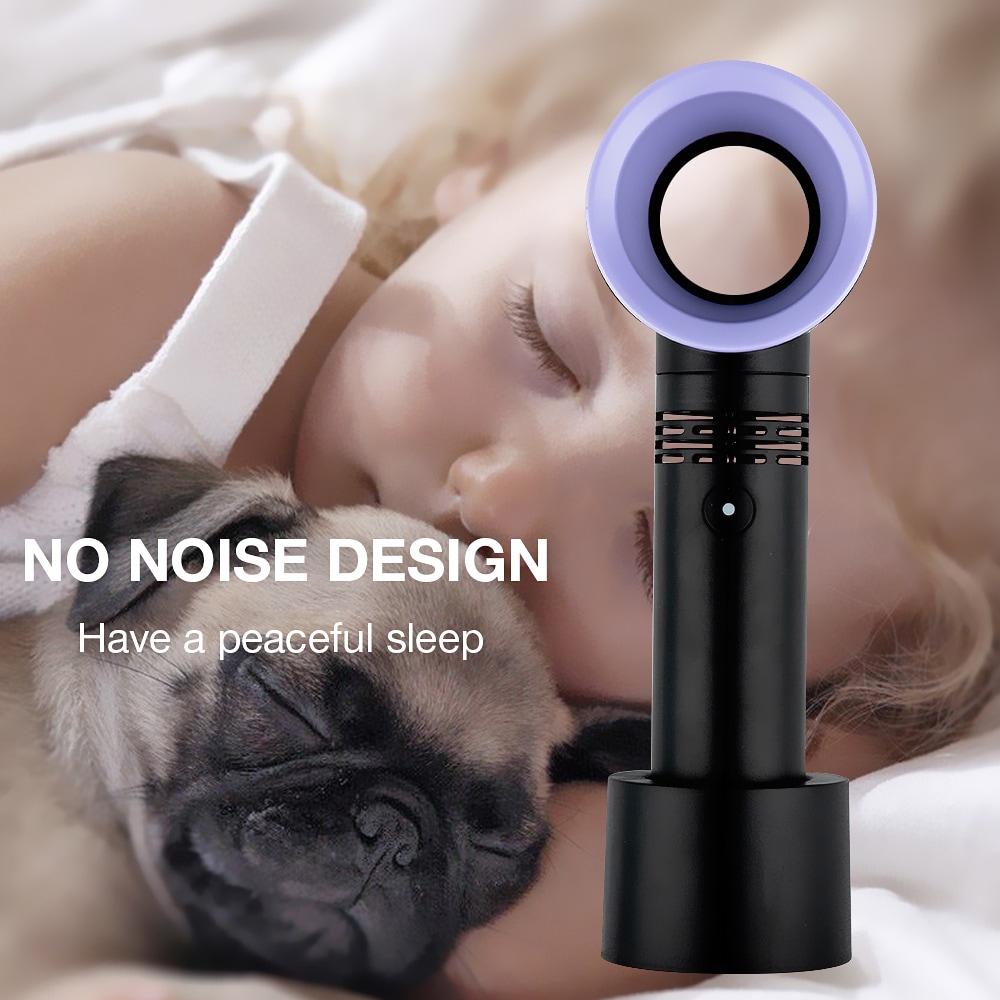 Summer Mini Air Conditioning Personal Hand-held Cooler Fan- Light Aquamarine Summer Mini Air Conditioning Personal Hand-held Cooler Fan- Light Aquamarine